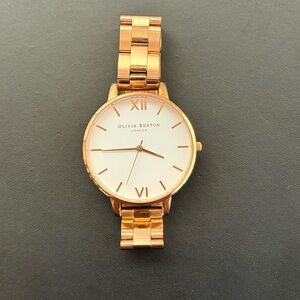 Olivia Burton Watch White/rose Gold plated stainless steel